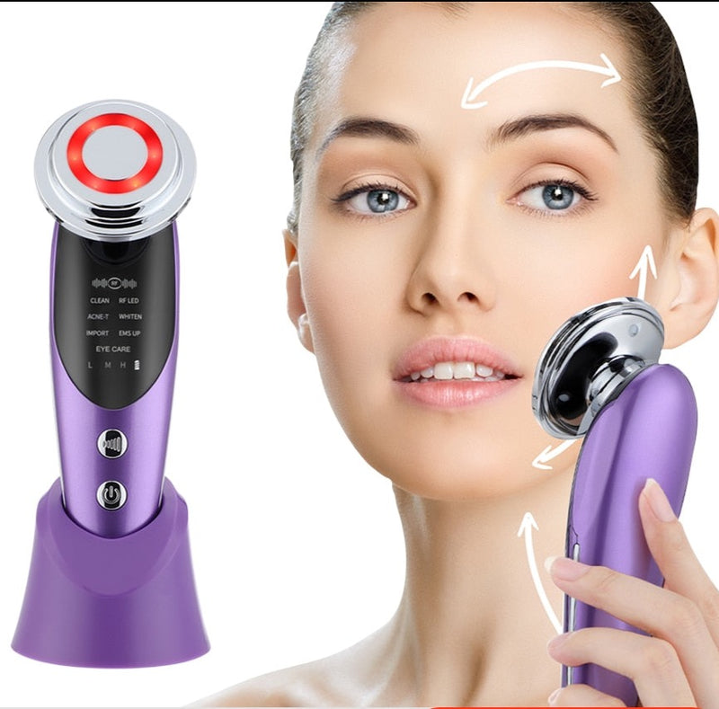 RF Radiofrequentie, rejuvenescimento da pele facial massageador terapia de luz anti envelhecimento rugas beleza aparelho